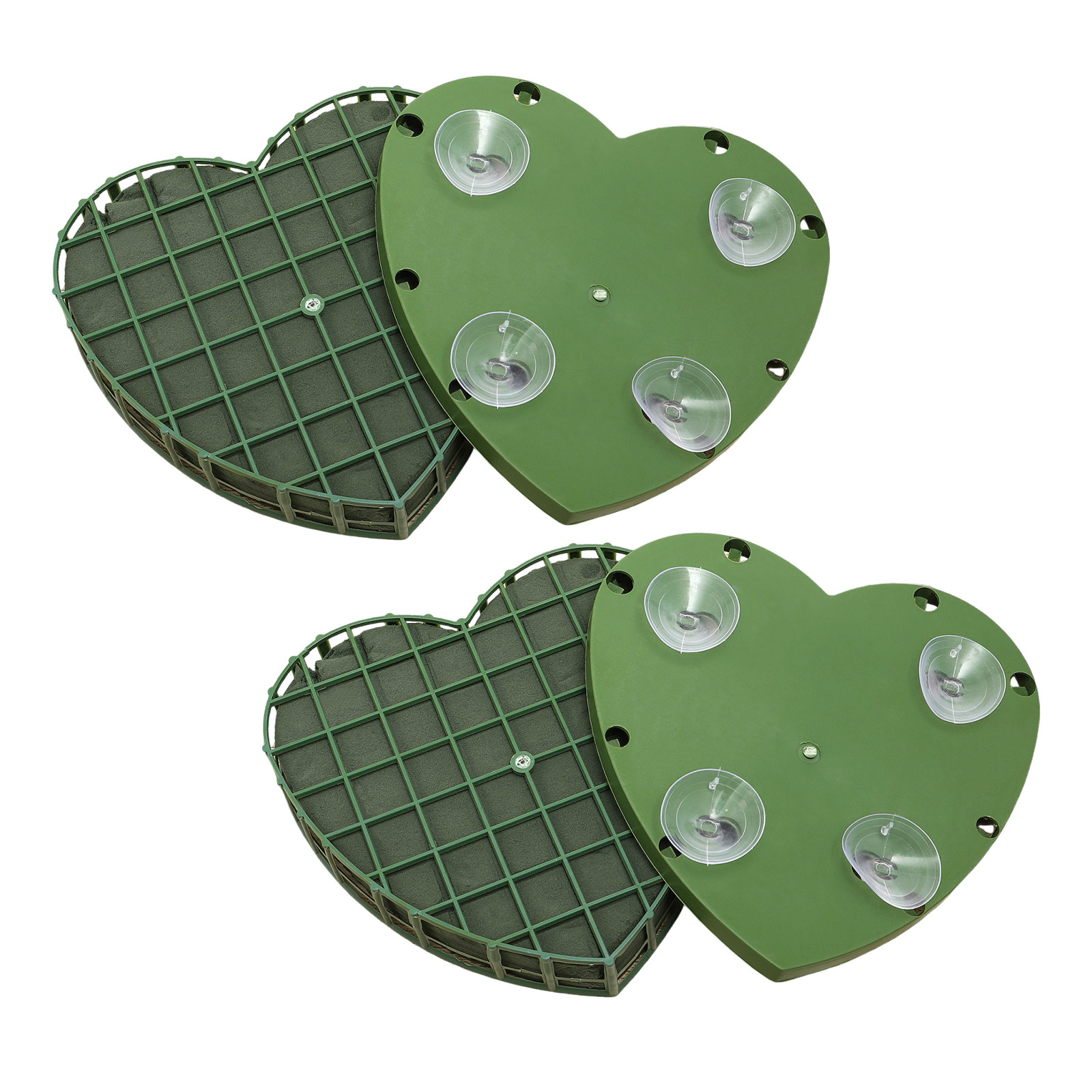 Bouquet Holder Foam - 2Pcs Heart Floral Foam Water Absorbing