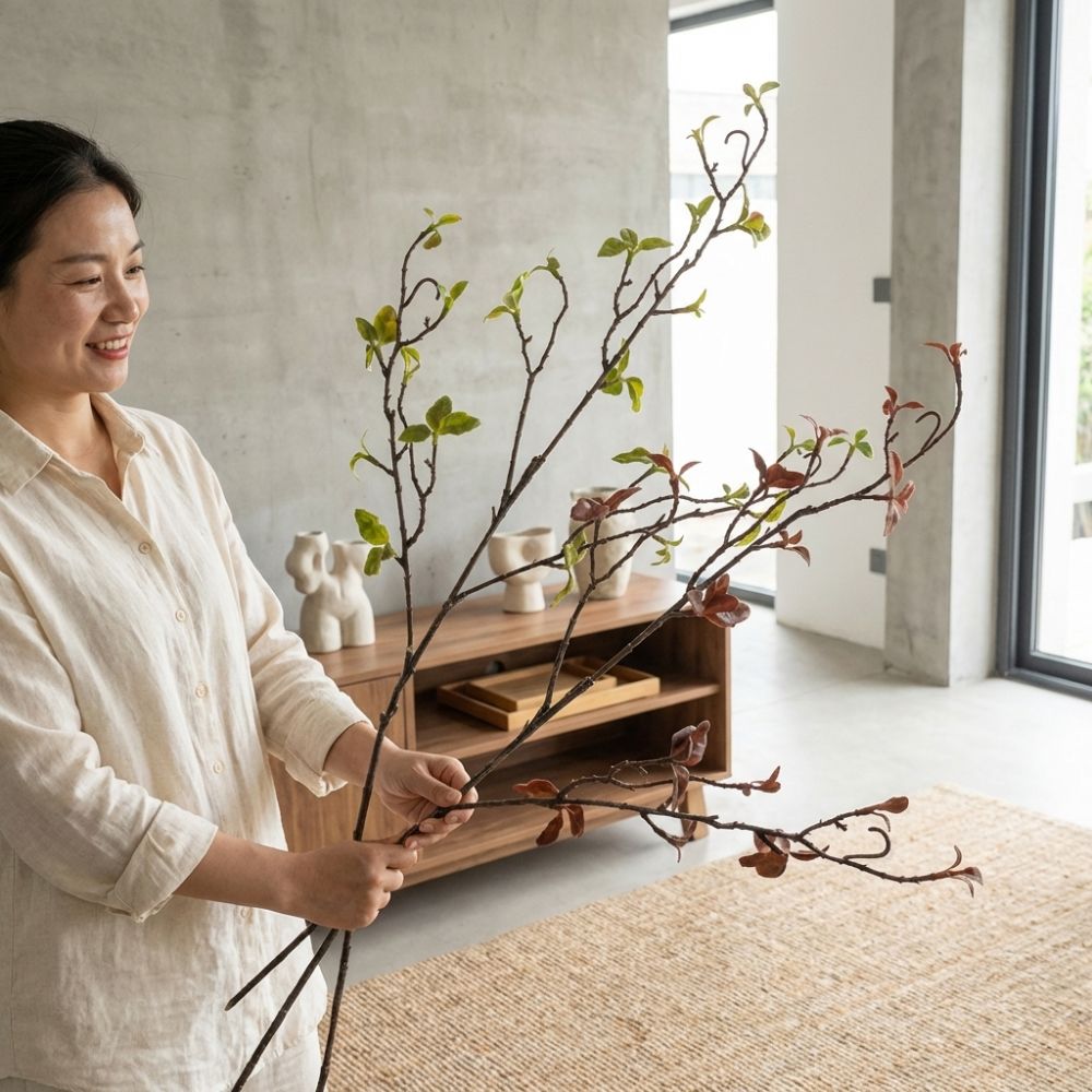 Real Touch Artificial Willow D - Branch Curly Willow review and price